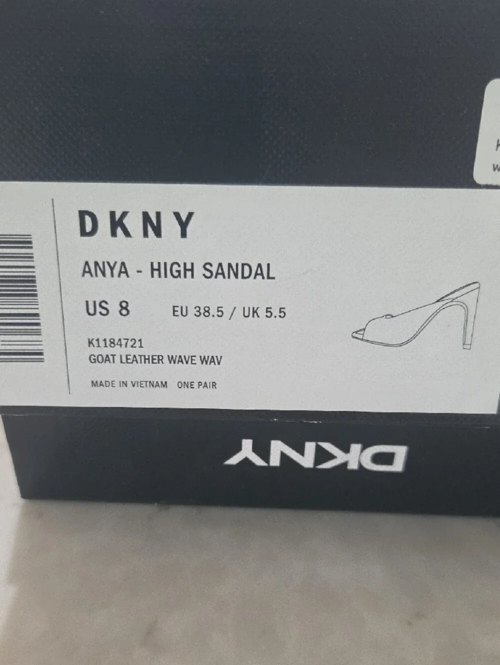 DKNY Turquoise Blue Open-Toe Slide Mules